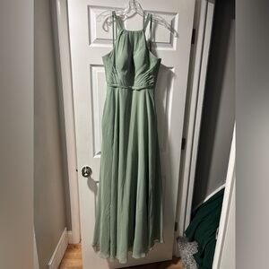Azazie matcha dress